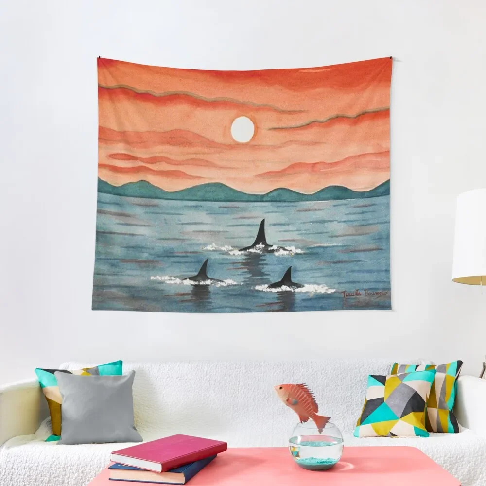 

Orca Tapestry Bedroom Organization And Decoration Decor For Room Kawaii Room Decor Wall Hanging Decor Tapestry