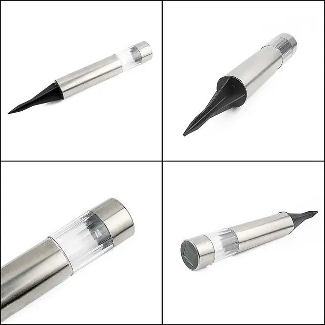 Napenergia Kerti Fény Kültéri -Lámpás Lanter Vízálló Tájvilágítás Az Út Terasz Udvari Dekorációhoz - Image 2