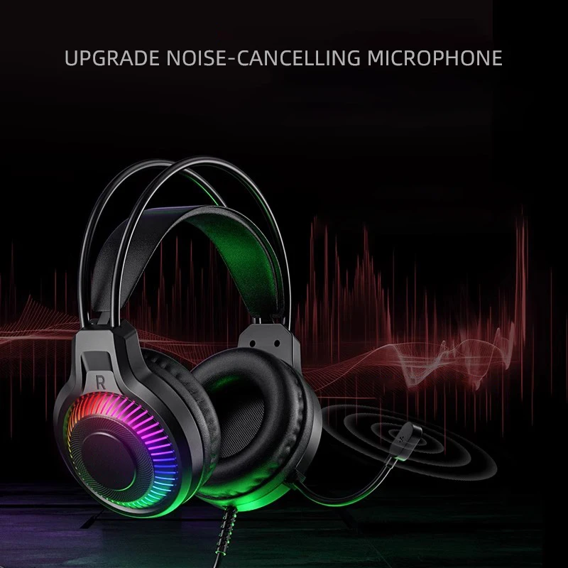 Goldpo G20 Audifonos Gamer RGB USB 7.1 Surround - PC PS4 PS5