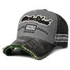 Hot Sale Unisex Washed Cotton Vintage Cap Letter Embroidery Baseball Cap Men And Women Outdoor Sports Hats 2