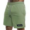 Moletom de cordão masculino e feminino, cor sólida, secagem rápida, shorts de tecido frio, nylon, mesmo estilo, solto, cinco 6