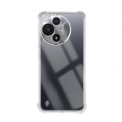 Shockproof Airbag Full Protection TPU Soft Case - Protective Cover Capa s Coque for TCL 60 5G (Transparent)