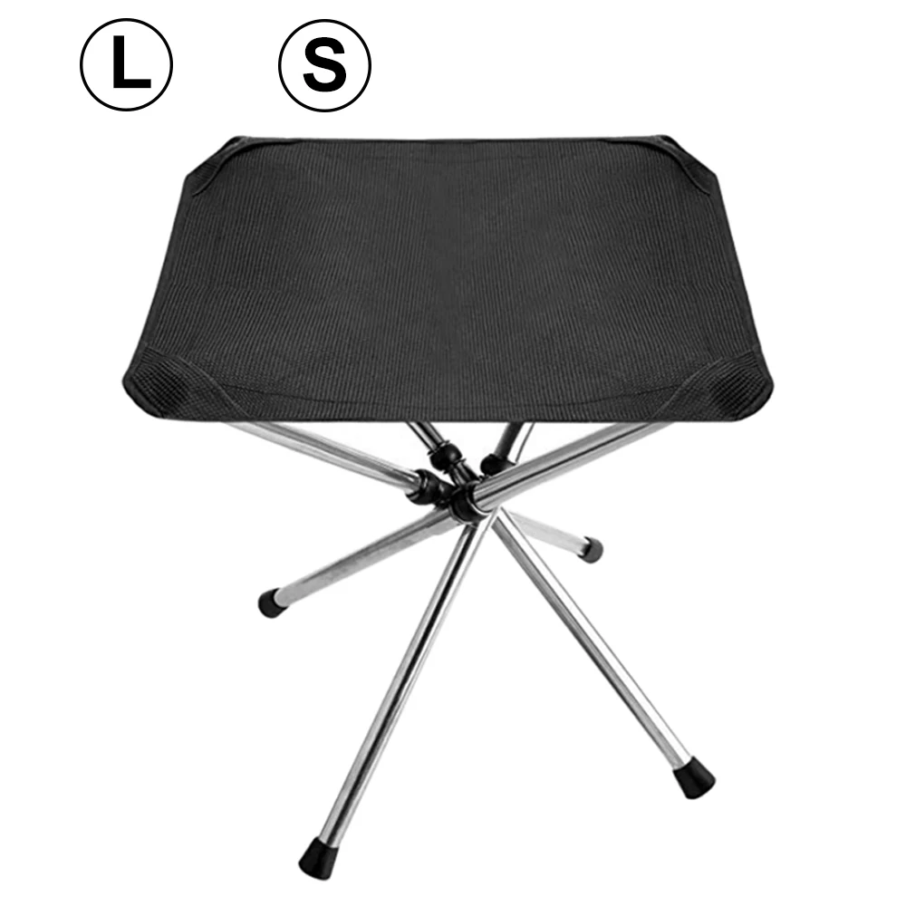 HooRu Steel Folding Chair Picnic Beach Fishing Portable Stool Backpacking Outdoor Lightweight Camping Chairs with Carry Bag 1pcs plastic portable folding stool fishing rest chairs entertainment play cards outdoor simple bench chairs