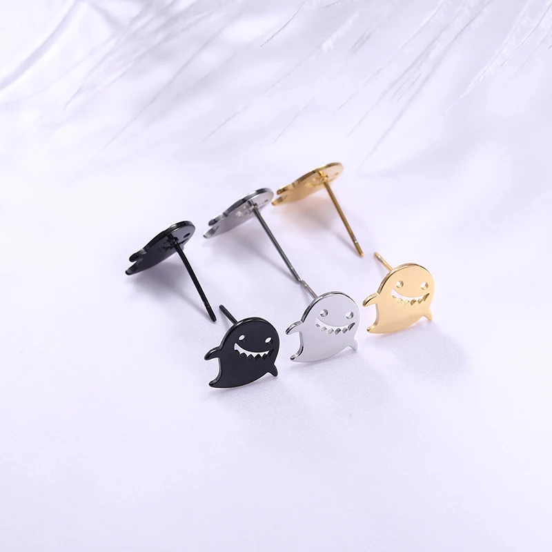 TOEECY Orecchini Donna Argento 925 Fantasma Pendenti Design Unico e Divertente Accessorio Moda per Tutte le Occasioni Regalo Compleanno Donna