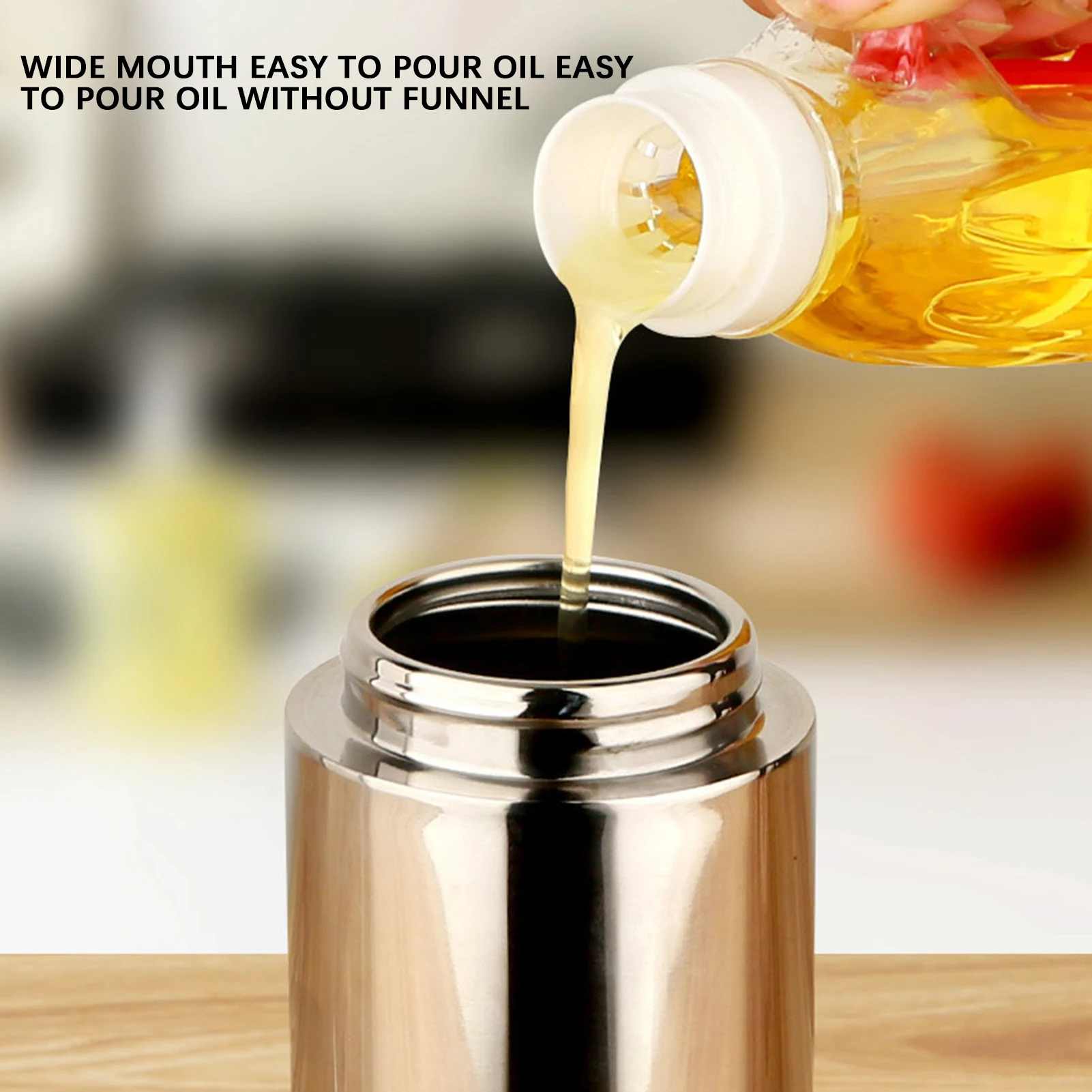 2 In 1 Oil Dispenser Oil Sprayers BPA Free Fine Mist Large Capacity Cooking Kitchen Gadgets Tools