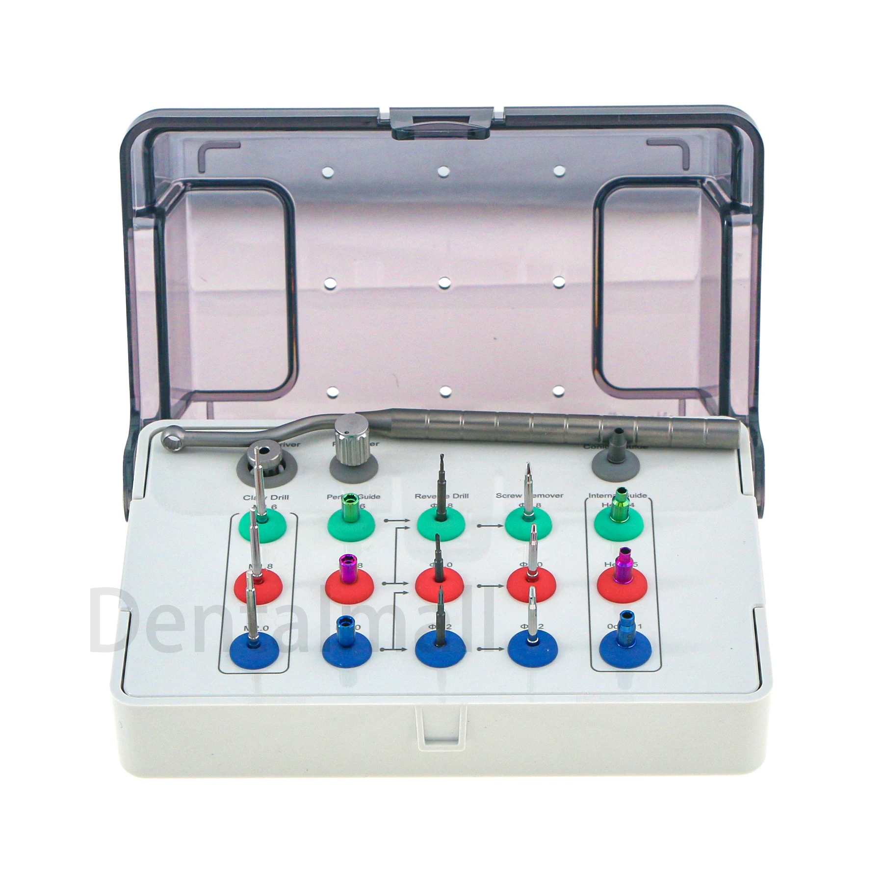 Dental Implant Broken Screw Removal Kit Neobiotech SR Remover Reverse Drill Repair Tool