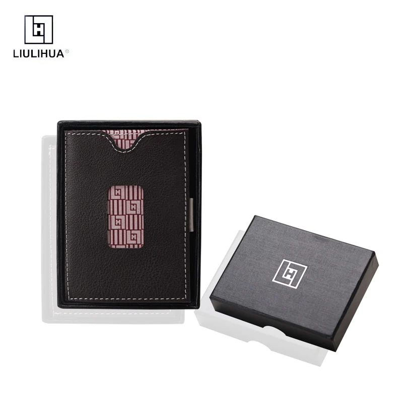 european-and-american-style-mini-rfid-three-fold-wallet-business-card-bag-top-layer-leather-buckle-small-wallet