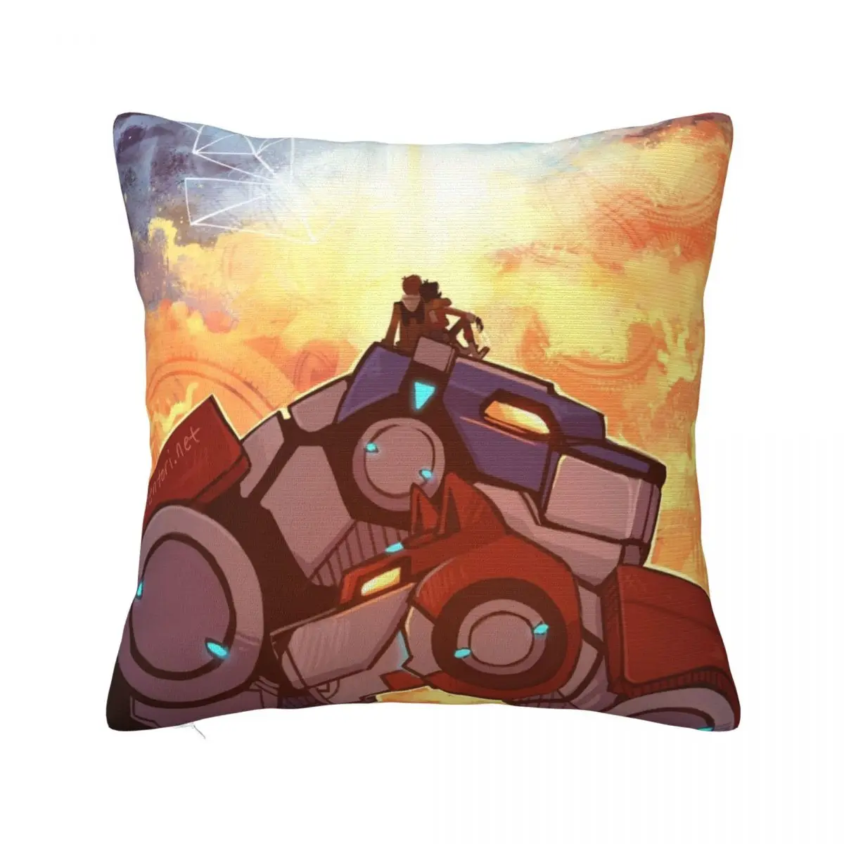 

Fire and Ice Throw Pillow luxury decor Pillow Cover