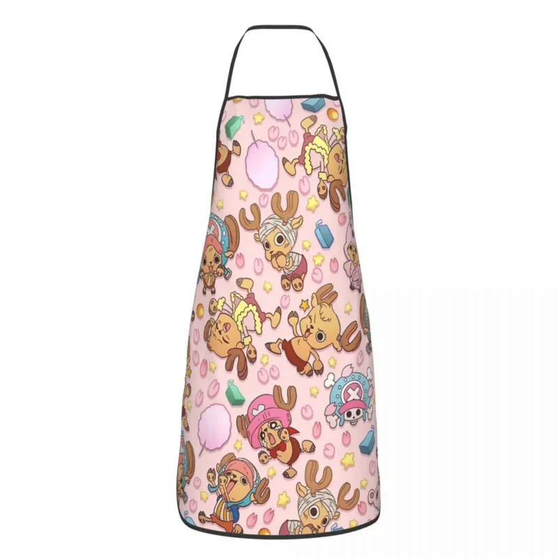 

TONY TONY Chopper Pattern Apron Chef Cooking Baking Tablier Waterproof Bib Kitchen Cleaning for Women Men Painting