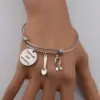 5PCS/lot Adjustable Stainless Steel Wire Cuff Bangles Making Charms Simple DIY Jewelry Making Bracelet Accessories Women Gifts 5