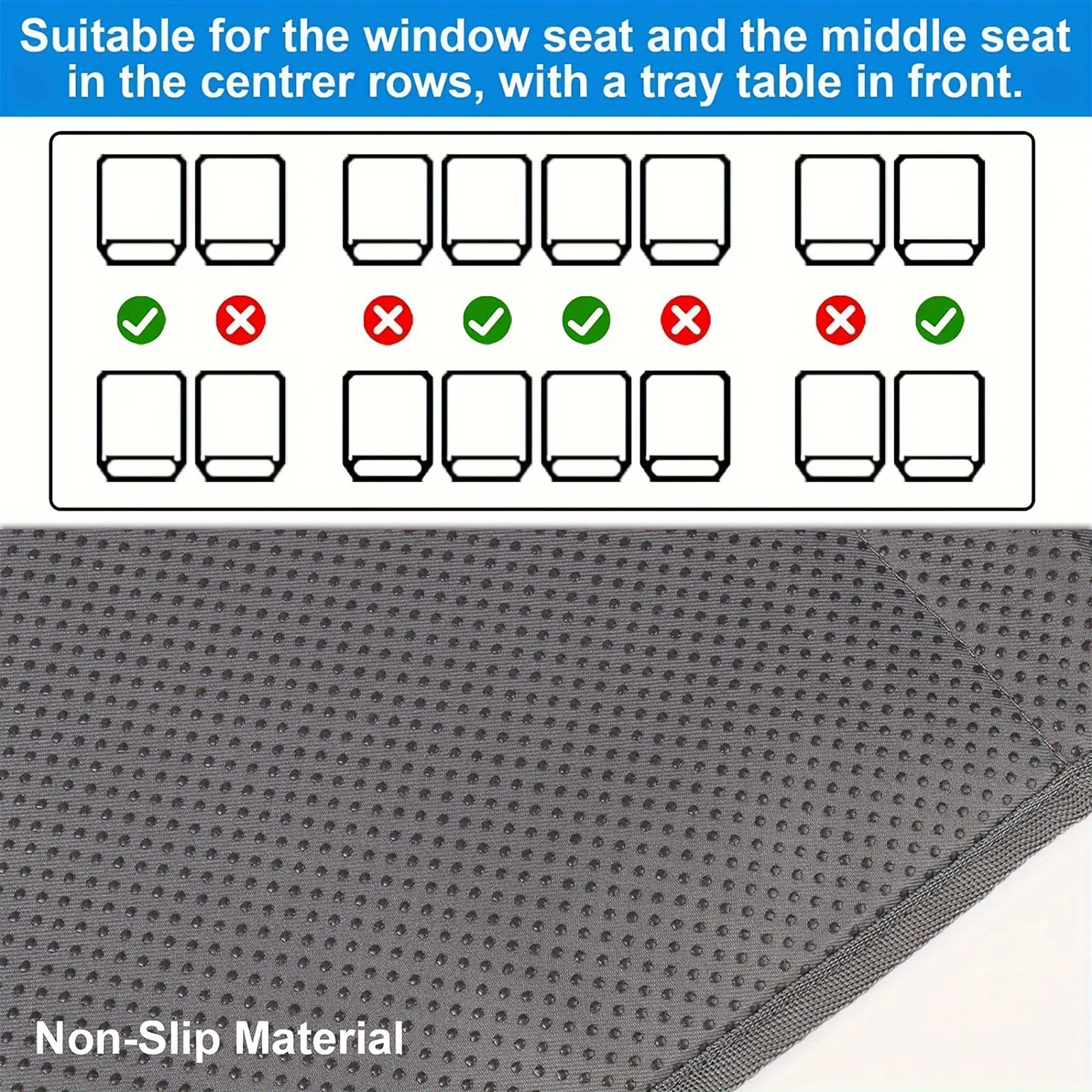 Kids Travel Airplane Bed Baby Pedals Bed Portable Travel Foot Rest Hammock Kids Airplane Seat Extender Leg Rest For