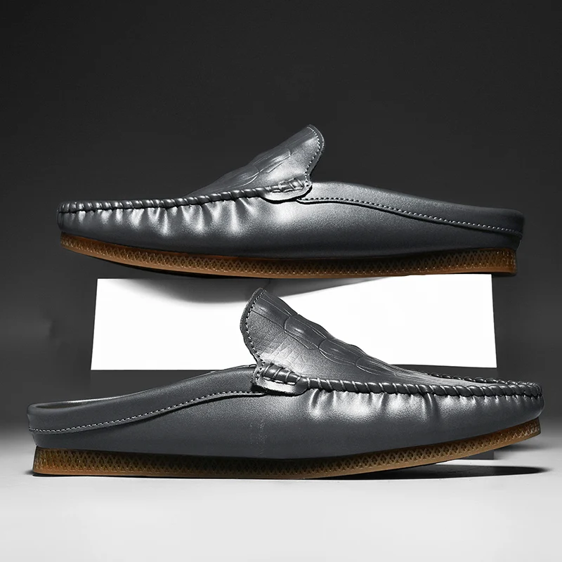 Summer New Business Leisure Outdoor Sports Soft Sole Comfortable Fashion Loafer Muller Men's Shoes