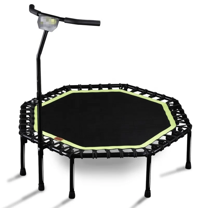 

48 inch High quality Practical Trampoline For Women Adult Trampoline Safety Pad Jump Sports Safe With T Shape Handrail