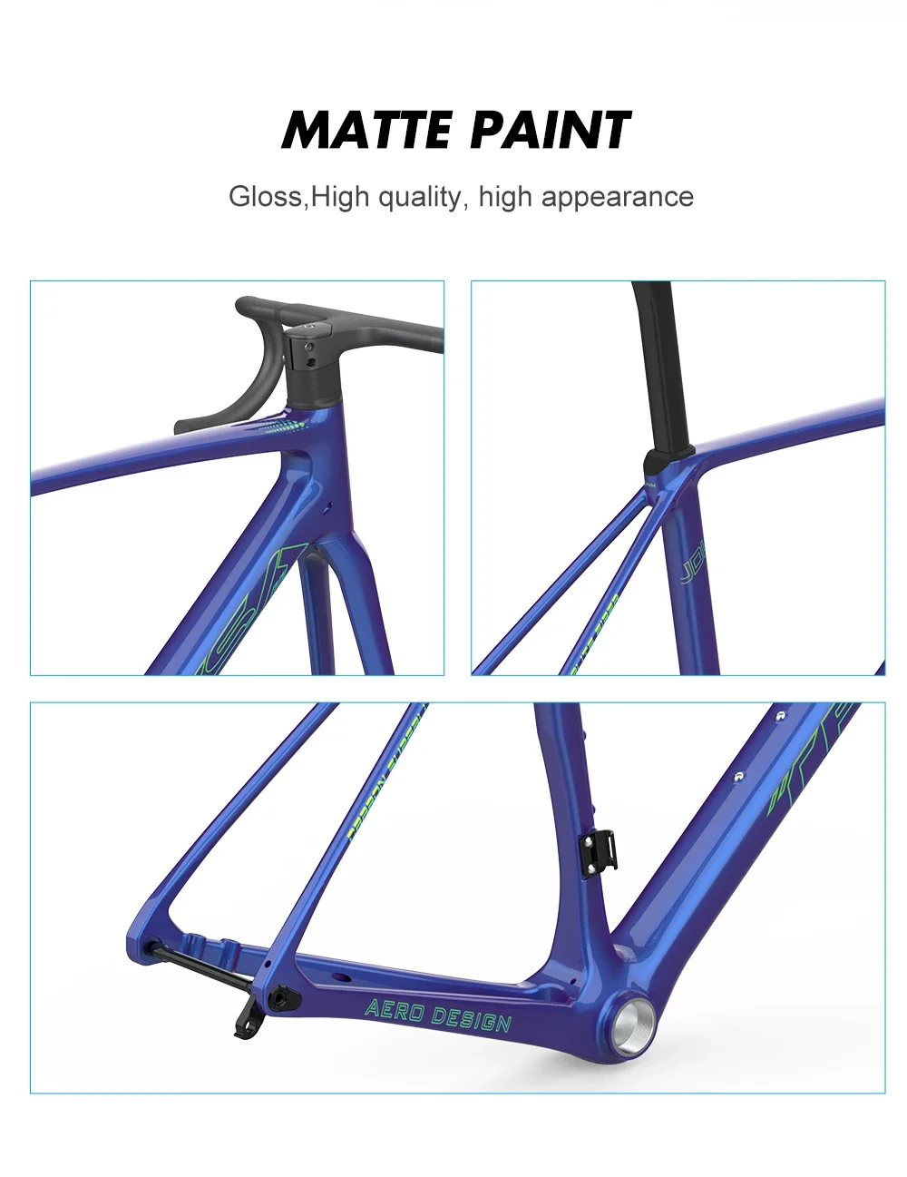 FRAME WP25JTE007WHT 関税送料込 TFSA T47 threadfit T800 carbon road bike frame disc brake