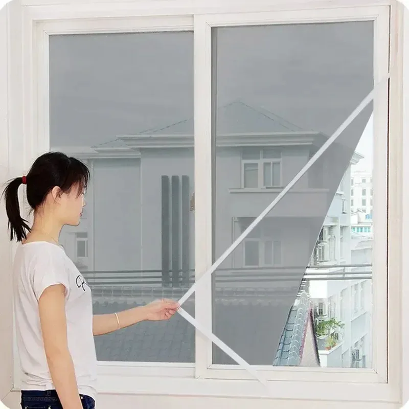 Indoor Insect Fly Screen Curtain Mesh Bug Mosquito Netting Door Window window screen curtain