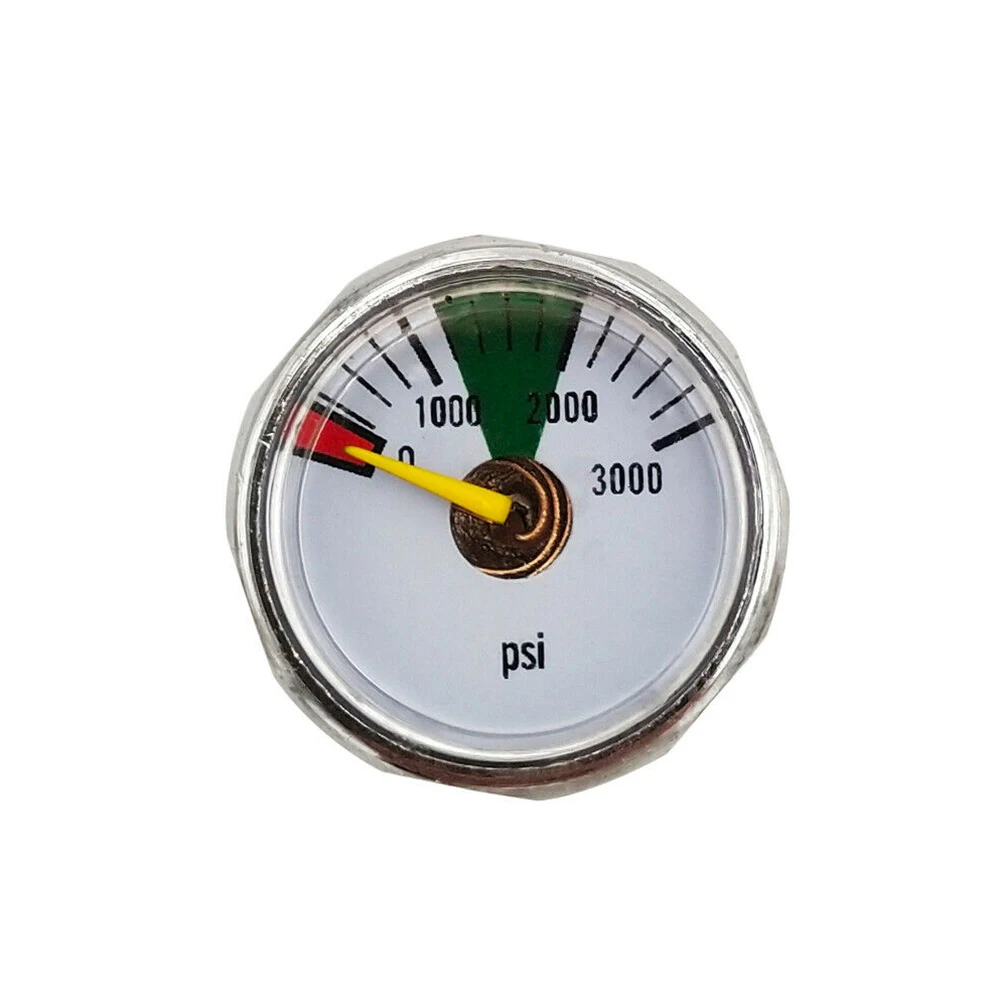 Paintball PCP Mini Manometer 1/8BSP G1/8 Patch 0-250/300/350bar Pressure Gauge 