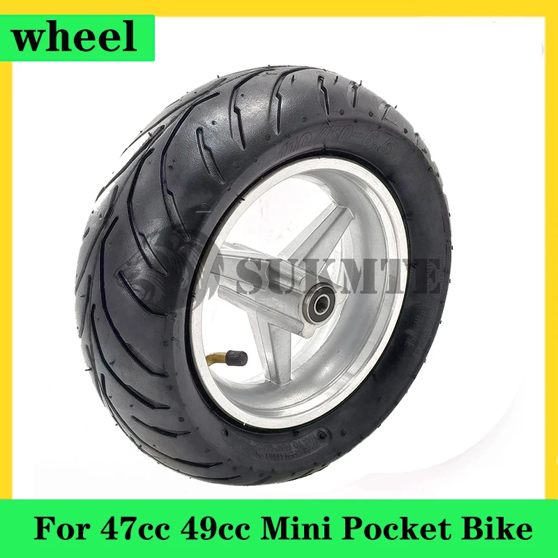 Rsf650 Wheels Front & Rear 2.50-10 Mini Bike Wheels - Aluminum Rim Tire ...