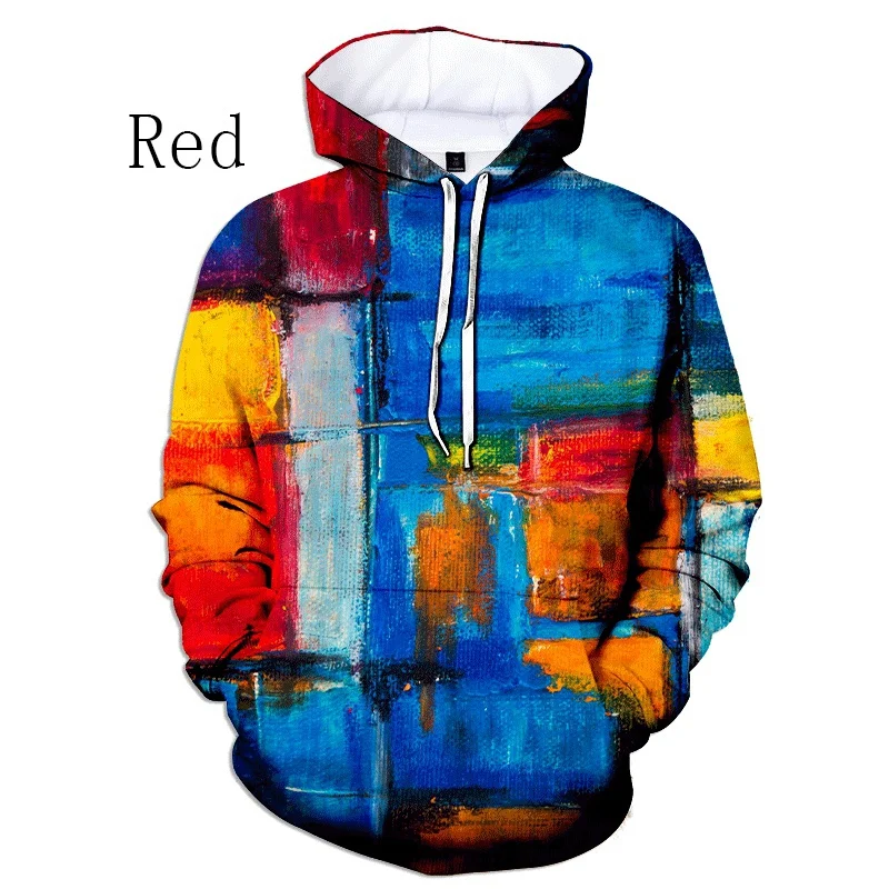 

Abstract Psychedelic 3D Hoodie Vertigo Sweatshirt Men Women Long Sleeve Streetwear Hoodies