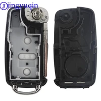 Jingyuqin Flip Fob รีโมทกุญแจรถสําหรับ VW/VOLKSWAGEN แคดดี้ Eos Golf Jetta Beetle Polo Up Tiguan (5K 0837202 โฆษณา ) 6