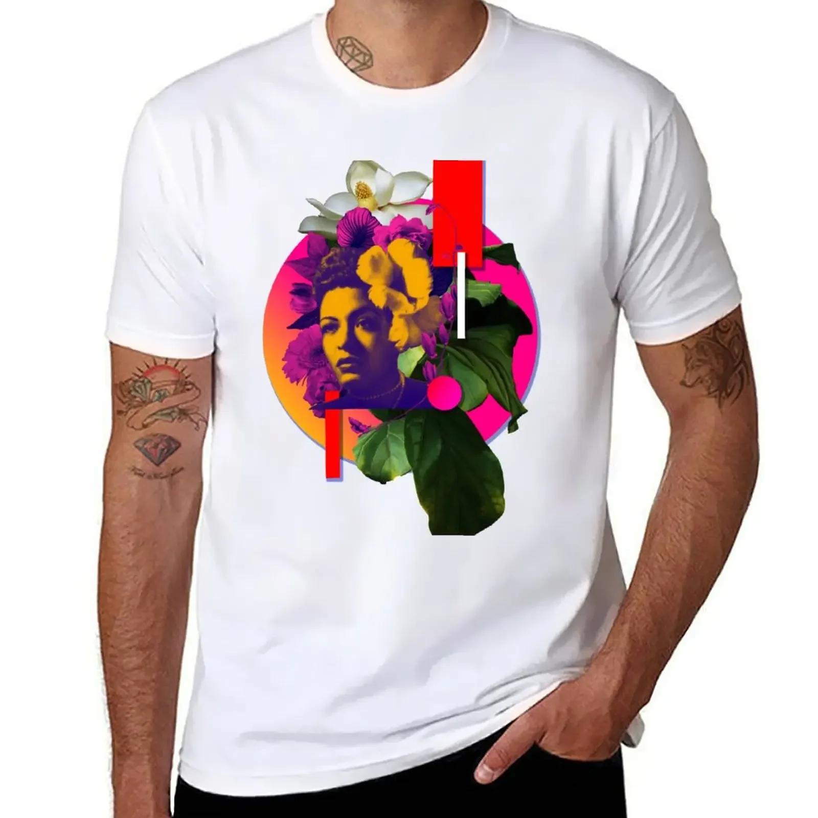 

Jazz Diva Billie Holiday T-Shirt graphics korean fashion funnys oversized t shirts for men