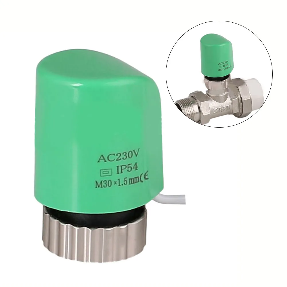 

1pc AC230V Electric Thermal Actuator For Floor Heating Radiator Valve Temperature Control Thermostatic Radiator Valve M30*1.5mm