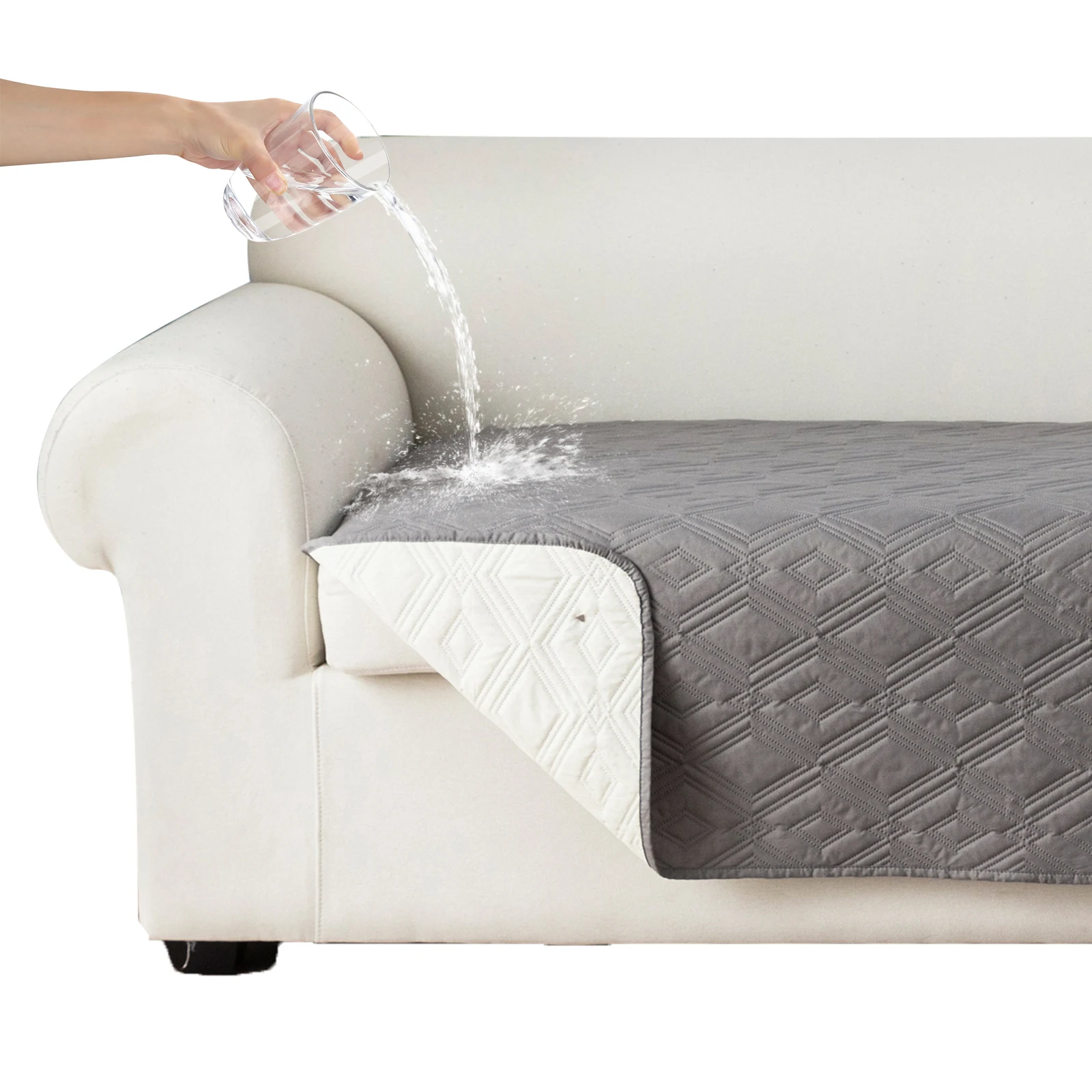 Backless Sofa Cushion Covers For Sofa Luxury 100% Waterproof, Oil Resistant, Dust-proof, And Slip Resistant Apply To Dining Room 3