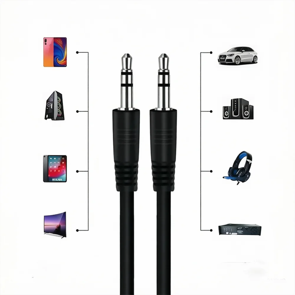 Premium 3.5mm Male-to-Male Auxiliary Audio Cable - 0.5m