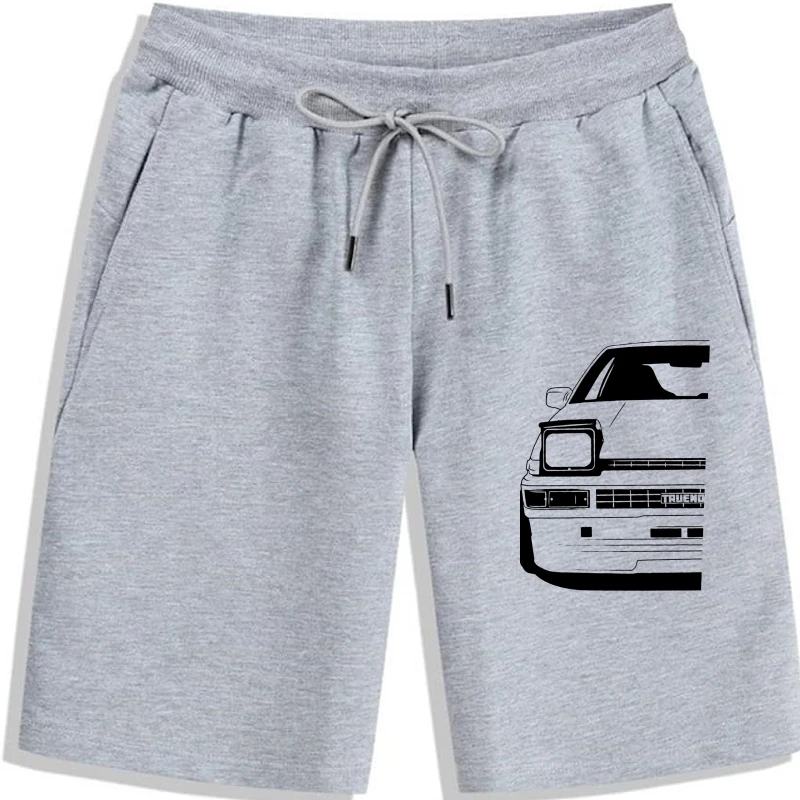 Мужские шорты Fujiwara Takumi AE86 Initial D, качественные мужские шорты, летняя крутая майка с большим принтом, японская аниме майка, мужские шорты