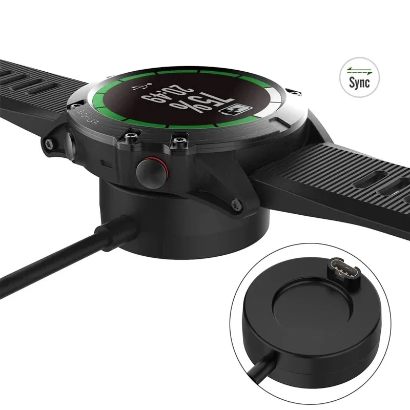 가민 Fenix 8 43mm/ 47mm/ 51mm & Fenix E/7/6/5S Plus 충전 도크 & Venu 3S & Vivoactive 5 & Instinct용 교체 충전기