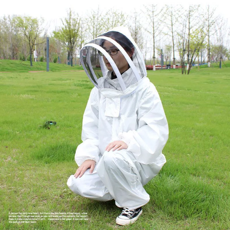 Beekeeping Equipment Bee Clothing Breathable Honey Suit Sunscreen Beekeepers Tools Costume Supplies Gardening Overalls