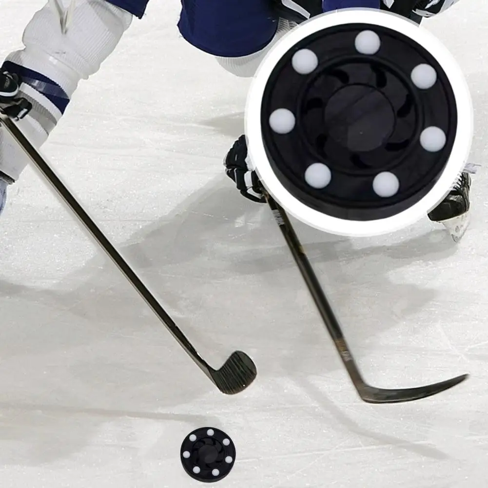 Training Hockey Puck Plastic for Ice Hockey Ice Sports Supply Multi-Functional Ball Accessory hockey puck