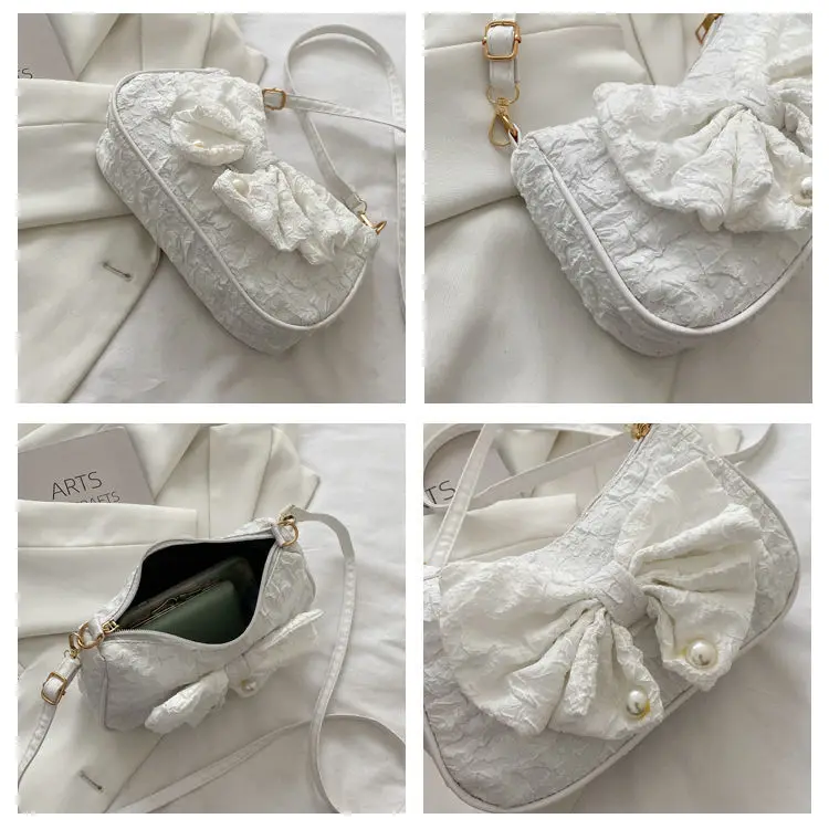 JIAERDI Vintage Bow Y2k Bags Women 2023 Hot Girls Grunge 