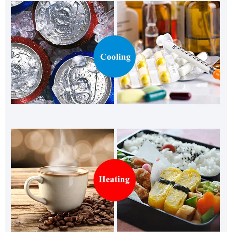 Mini Refrigerator 15L Car Home Mini Refrigerator Fridges DC12/24V Drinks Cooler Heater Keep Fresh Warm For Car Home Pinic Camping 0~65 Degrees