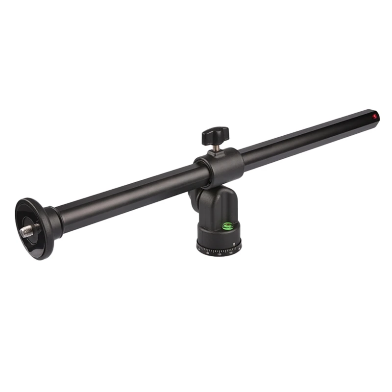 

360 Degree Rotatable Multi-Angle Aluminum Alloy Camera Tripod Center Column Extension Boom Arm with Locking System