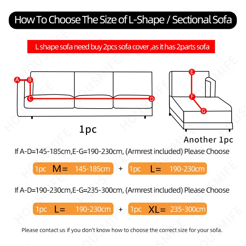 Elastic Sofa Cover for Living Room, Monochromatic, Waterproof, Corn Velvet, All Inclusive, Jacquard, Thickened, Universal 4