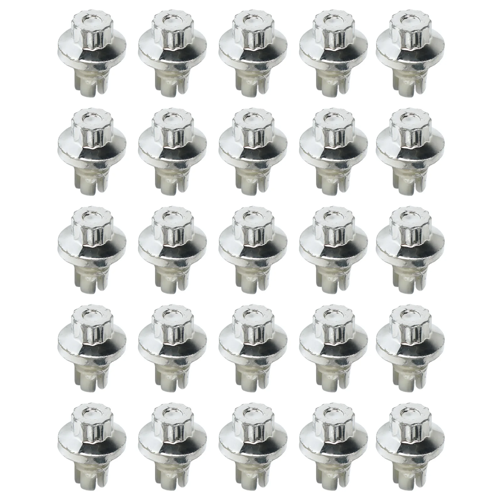 Car Wheel Rivets Deformation Resistant Impact Proof Anti Aging Long Service Life Silver Color Durable Wheel Rim Rivets for Car