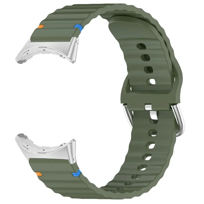 Sport Rubber Strap Silicone Watch Band No-Gap Bracelet Replacement Wristband