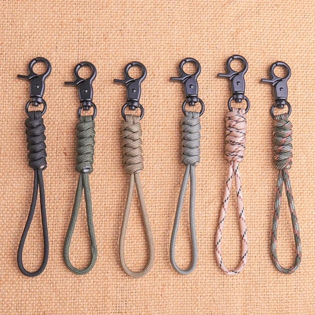 High Quality Paracord Keychain High Strength Lanyard Triangle