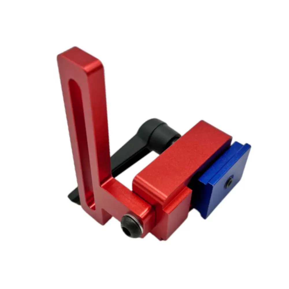 Aluminium Alloy Construction Miter Track Stop Standard T-track 30 Type Design Miter Track Jig Stop Block Lock Mechanism