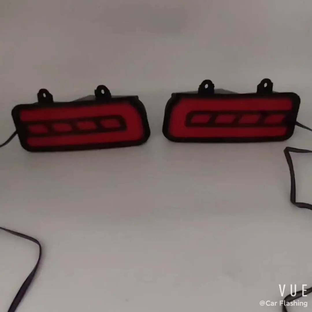 Luz De Freno Intermitente Para CR-V 2015-2016 - Luz Antiniebla Trasera, LED Rojo, 12V