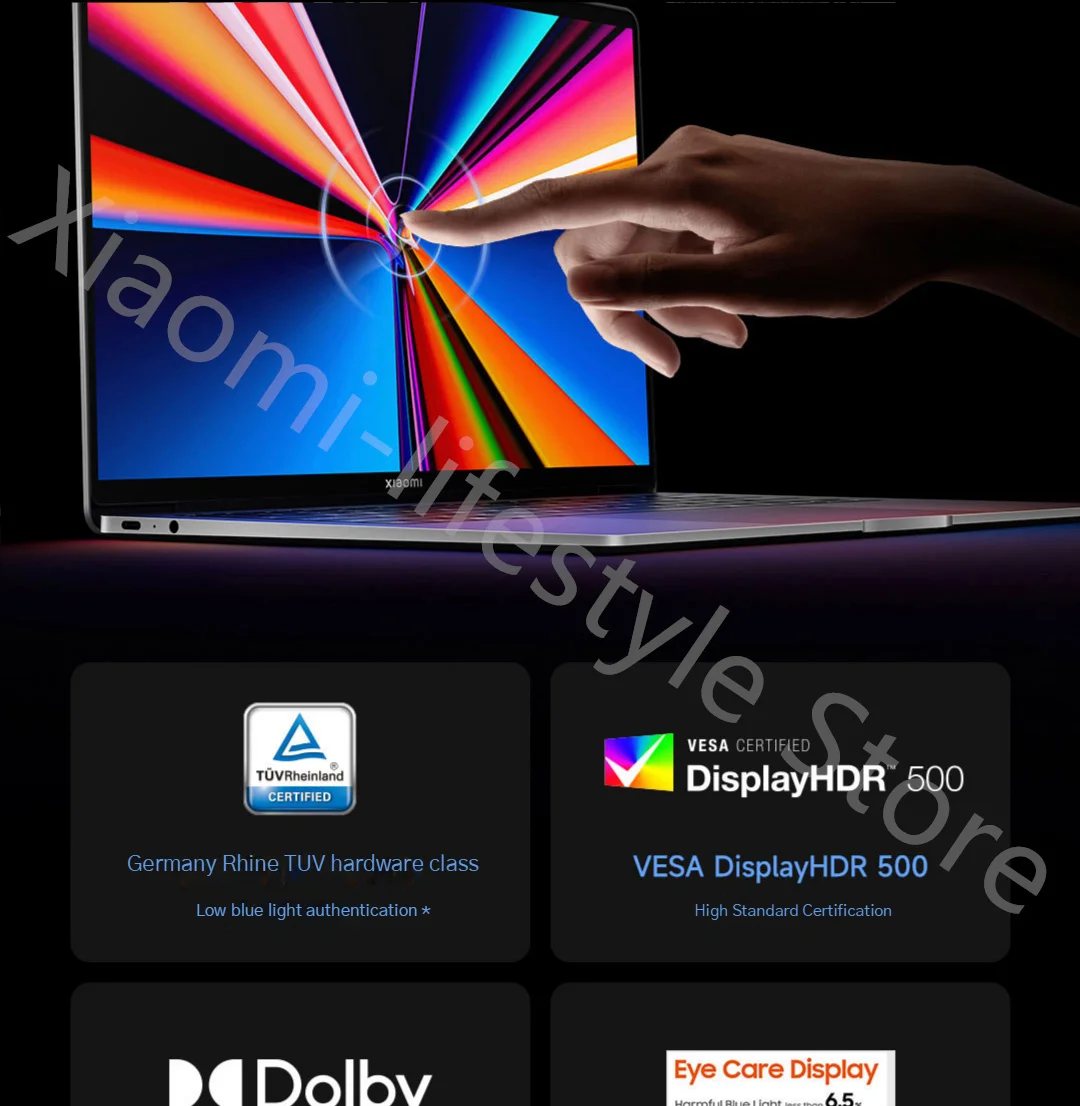 Xiaomi Mi Book 14 2022 Laptop with Intel Core i7-1260P/i5-1240P, RTX2050/MX550/Iris Xe Graphics, 14