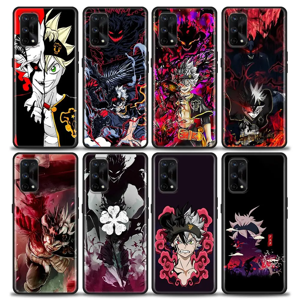 Anime Black Clover Manga Funda Coque Para Phone Case For Realme 5 6 7