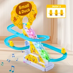 Stair - Climbing Musical Duck Toy with Lights for Children's Educational Play and Memory Counting (Patiya3)