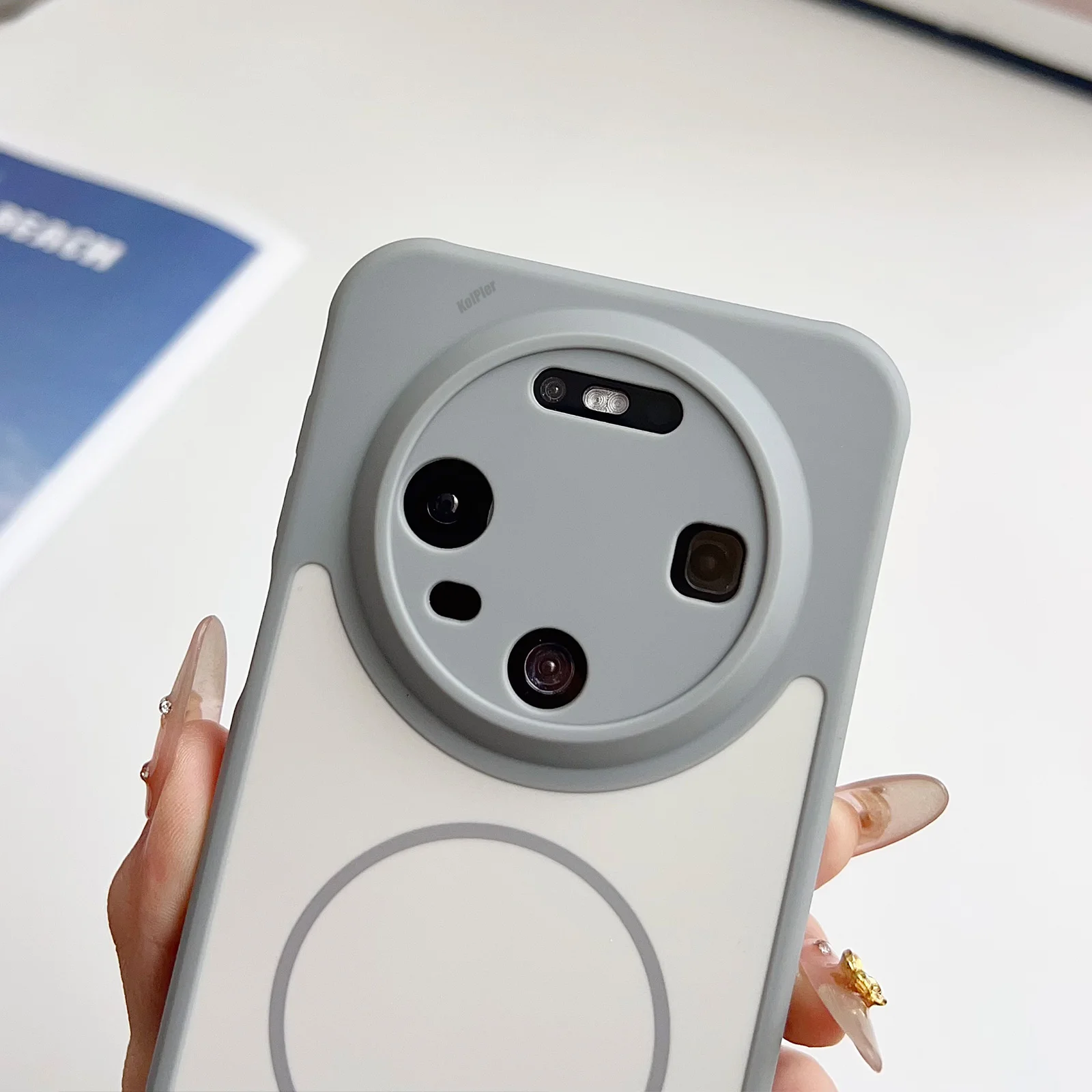 Enhanced Heat Dissipation Silicone Phone Case with Magnetic Wireless Charging and Shockproof Soft Cover