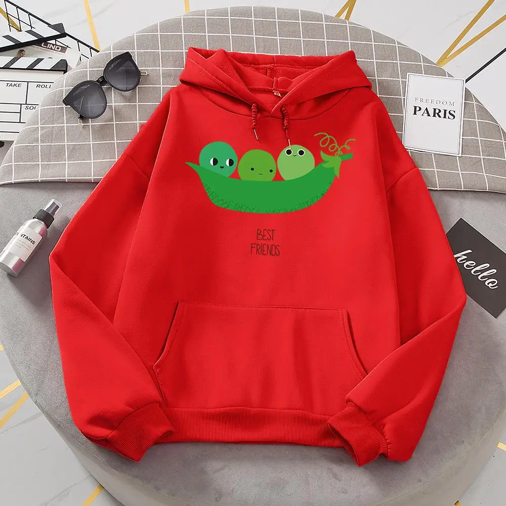 

The Best Friend Is Always Together Hoody Womens Fleece Autumn Sweatshirt Fashion Oversized Hoodies Loose Casual Soft Female Tops