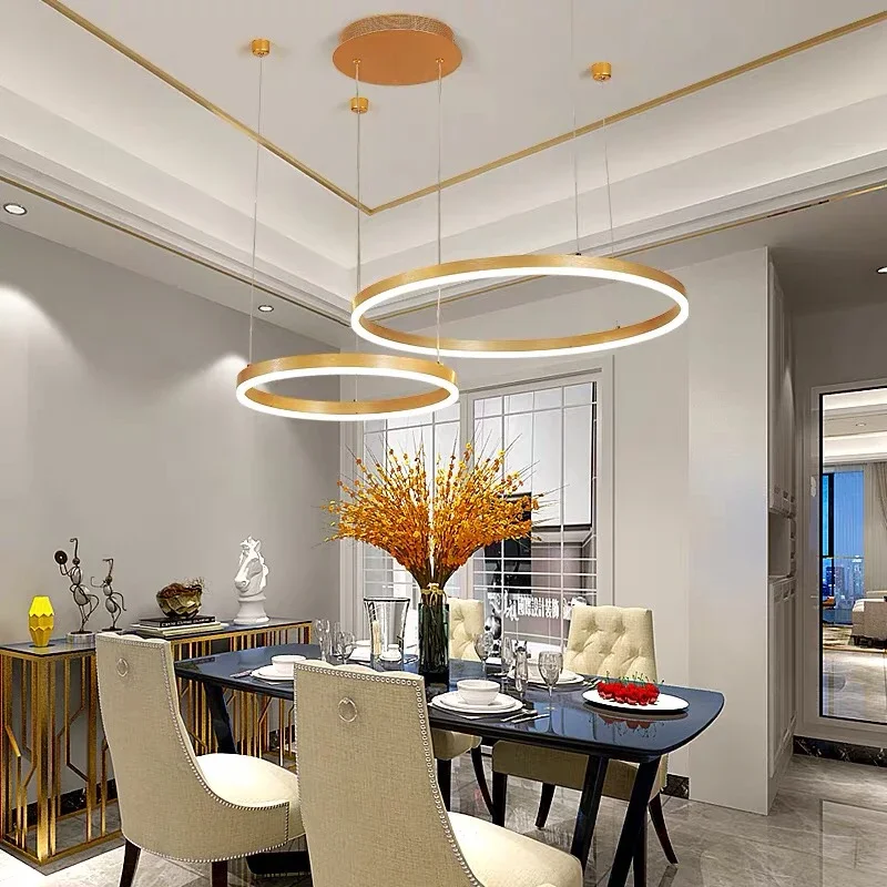 Modern LED Ring Chandelier 3