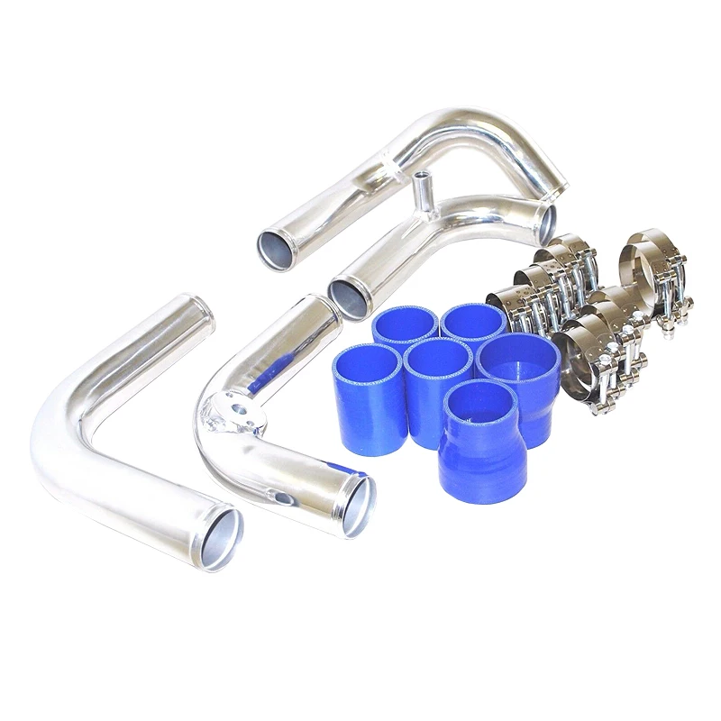 Aluminum Intercooler Piping Kits Fit For Audi A4 02051.8T B6 FMIC Upgrade