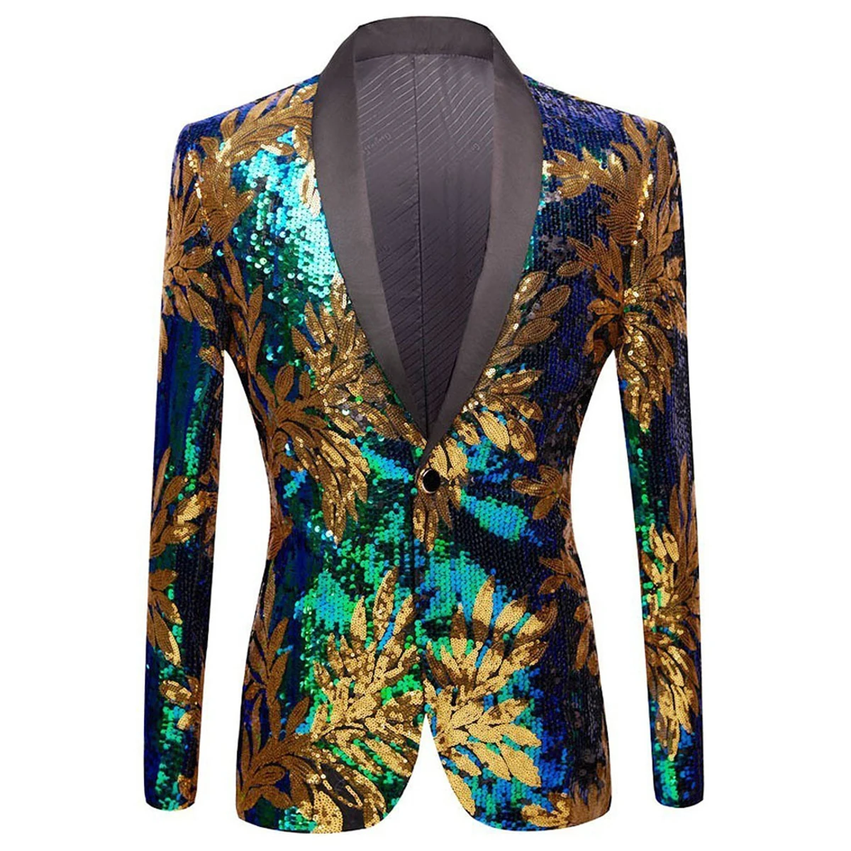 

Men's 2023 Spring Autumn Blazers Fashion Casual Business Handsome Suits Brand Sequin Blazers Tops Nightclub Prom Costume
