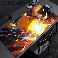 Anime Mouse Pad 100x50cm P-pikachu Oversized Gamer Cabiner Keyboard Deskmat XXL P-pokemonS Desktop Mice Mat Kawaii Rubber Carpet - Image 2