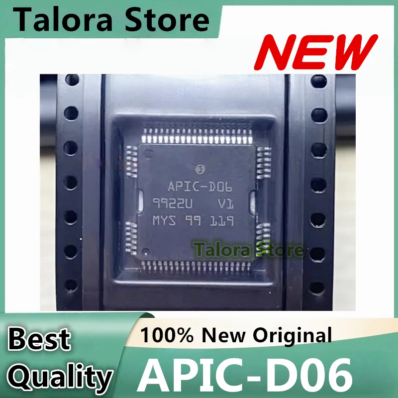 (5-10개) 100% 새 원본 APIC-D06 APIC D06 QFP64 인젝터 제어 드라이버 모듈 칩 IC 재고 있음